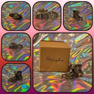 Hallmark Little Gallery Silver Shoe Figurine